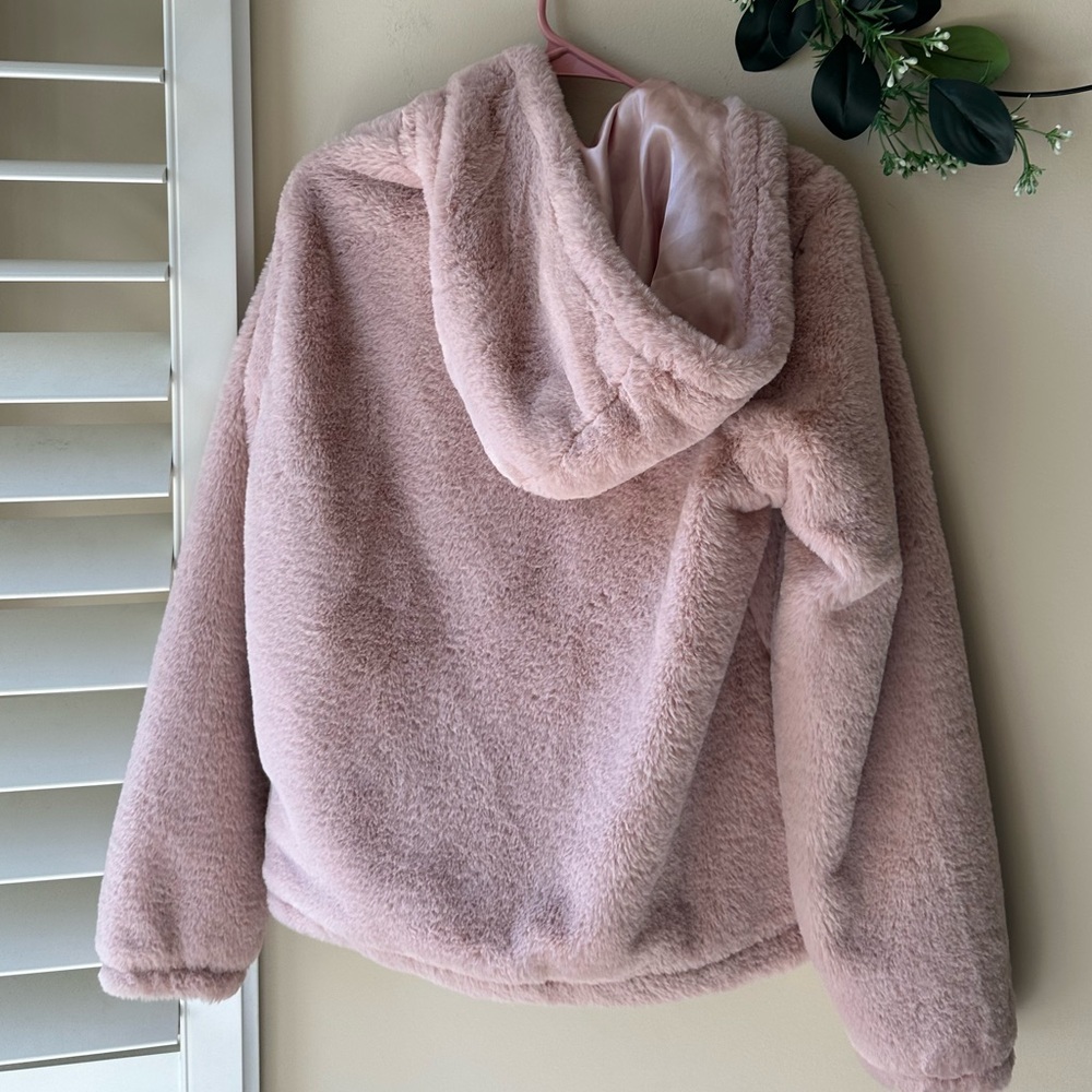 Jou Jou Soft Blush Pink Bomber Jacket - Picture 2 of 9